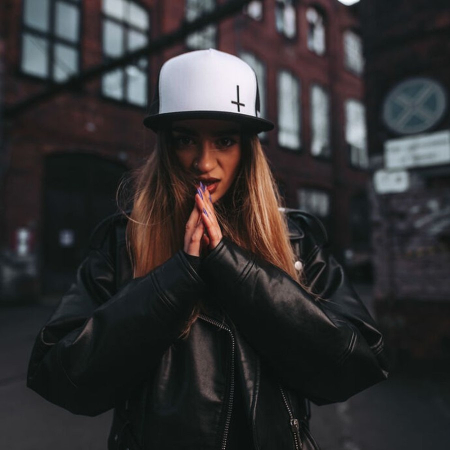 HOLY BLVK Cap Kappe Holy Blvk - Inverted Cross Accessoires