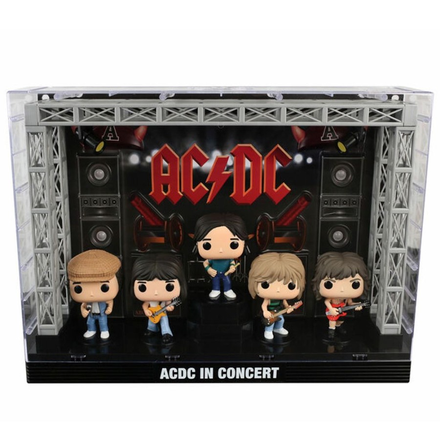 POP Pop! Moments - Figuren Set- Ac/Dc - Dlx Vinyl Figure 5-Pack Ac/Dc In Concert Figuren