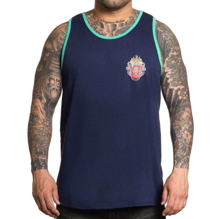 SULLEN Sullen Clothing U2013 Tank Top - Soloha - Navy Tank-Tops