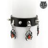 LEATHER & STEEL FASHION Armband Spider Neck Accessoires