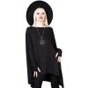 KILLSTAR Damen Longsleeve (Tunika) Killstar - Deimos Dreams - Schwarz Sonstige T-Shirts