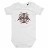 METAL-KIDS Metal-Kids - Baby Kurzarmbody - Metallica - (Crosshorns) - Weiu00Df Baby Bodies