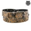 LEATHER & STEEL FASHION Gu00Fcrtel Leviathan Eye Braun Accessoires