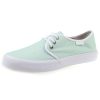 VANS Damen Schuhe Vans - Tazi - Gespinst - Gru00Fcn/Weiu00Df Low Top Sneakers