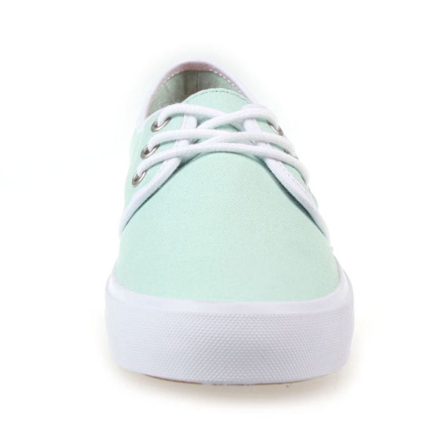 VANS Damen Schuhe Vans - Tazi - Gespinst - Gru00Fcn/Weiu00Df Low Top Sneakers