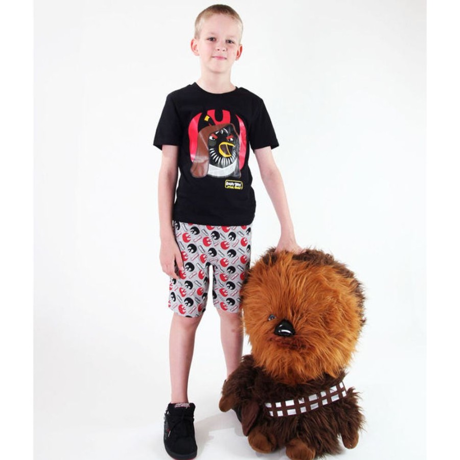 TV MANIA Pyjamas Fu00Fcr Jungen Tv Mania - Angry Birds / Star Wars - Schwarz Bademantel & Pyjamas