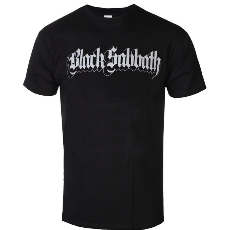 NNM Herren T-Shirt Black Sabbath - Gothic Logo - Schwarz Metal T-Shirts