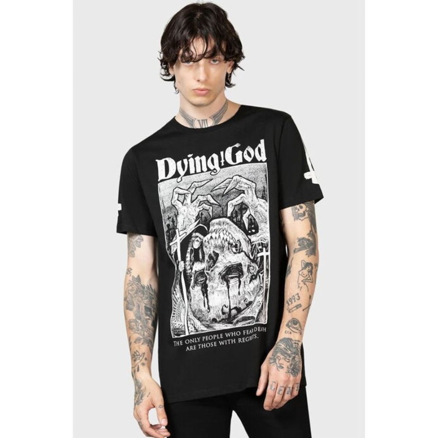 KILLSTAR Uni T-Shirt Killstar - Dying God - Schwarz Sonstige T-Shirts