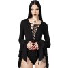 KILLSTAR Damen Body Killstar - Black Roses - Schwarz Sonstige T-Shirts