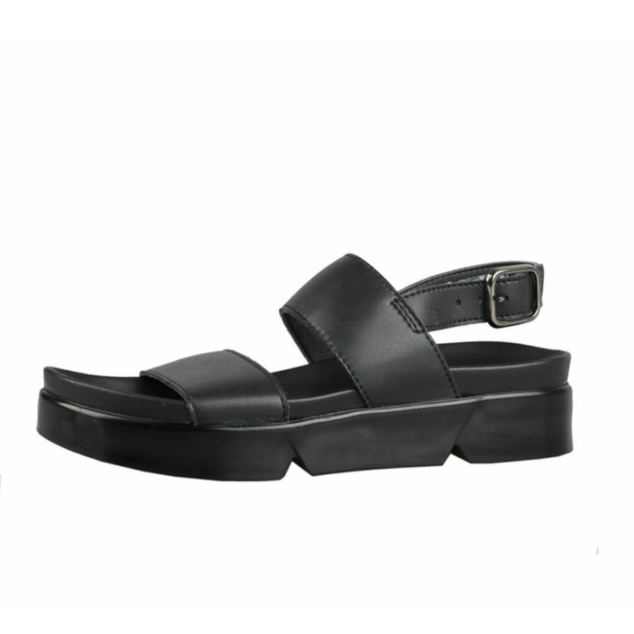 ALTERCORE Damen Sandalen Altercore - Camille - Vegan Schwarz Flip-Flops & Sandalen