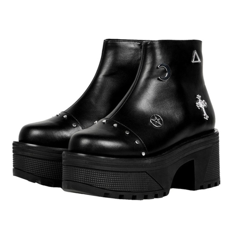 DISTURBIA Damen Schuhe Wedge Boots - Disturbia Keilschuhe