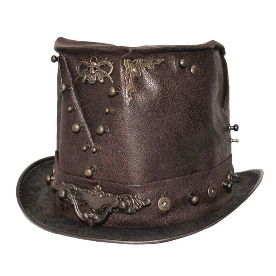 DEVIL FASHION Hut Devil Fashion - Steampunk - Matallic Brown Accessoires