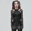 DEVIL FASHION Damen Langarmshirt Devil Fashion Gothic & Punk T-Shirts