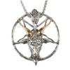 FALON Anhu00E4Nger Mit Kette Baphomet Gold Schmuck & Bijouterie