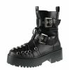 KILLSTAR Stiefel Killstar - Disaster - Schwarz Keilschuhe