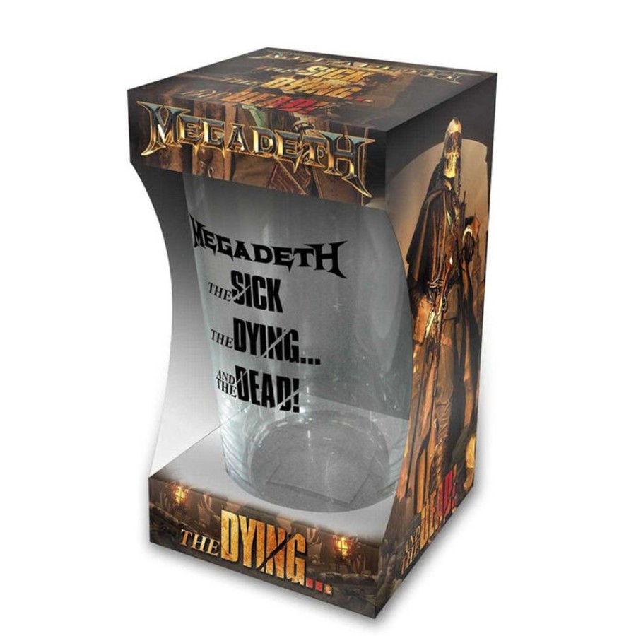 RAZAMATAZ Glas Megadeth - The Sick, The Dying And The Dead - Razamataz Haushalt & Deko