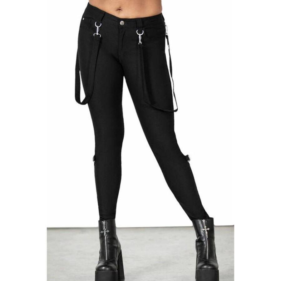 KILLSTAR Killstar - Damenhose - Drakor - Schwarz Hosen & Shorts