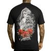 SULLEN Herren T-Shirt Sullen - Rose Angel Street T-Shirts