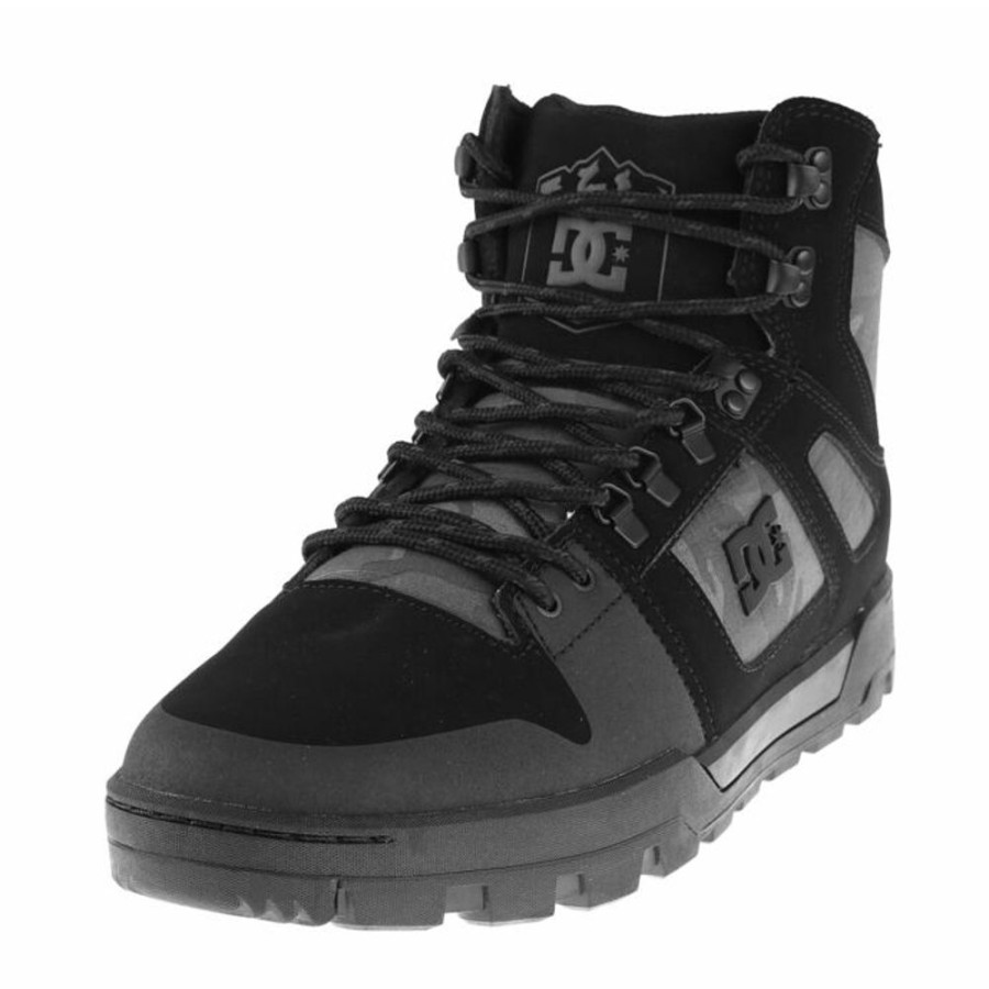 DC Dc - Herren Sneaker - Pure Ht Wr - Schwarz/Grau Winterschuhe