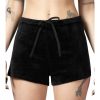 KILLSTAR Killstar- Damen Schlafshorts-Eternal Sleeper - Schwarz Hosen & Shorts