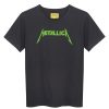 AMPLIFIED Kinder T-Shirt Metallica - Logo - Charcoal - Amplified Metal T-Shirts