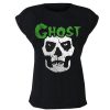 NNM Damen T-Shirt Ghost - Skull - Schwarz - Urban Classics Metal T-Shirts