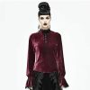 DEVIL FASHION Damen Bluse Devil Fashion Gothic & Punk T-Shirts