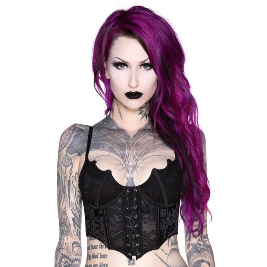 KILLSTAR Damenkorsett Killstar - Fang Lace Korsetts