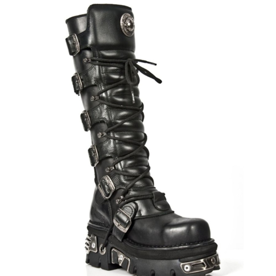 NEW ROCK Stiefel New Rock - Itali Negro Lederschuhe