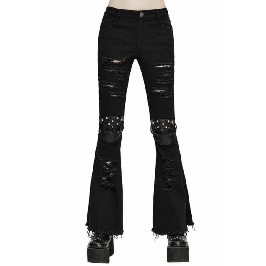 DEVIL FASHION Devil Fashion - Damenhose - Zeitgeist - Distressed Punk Hosen & Shorts