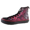 SPIRAL Damenschuhe Spiral - Blood Rose High Top Sneakers