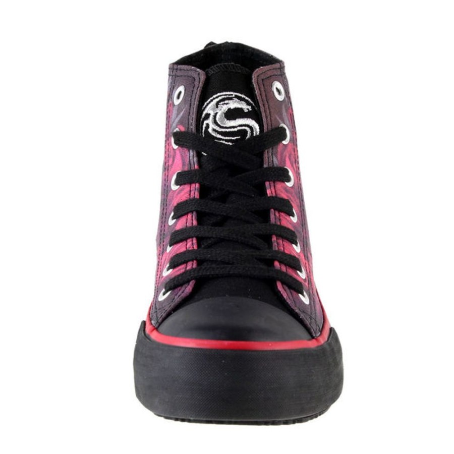 SPIRAL Damenschuhe Spiral - Blood Rose High Top Sneakers