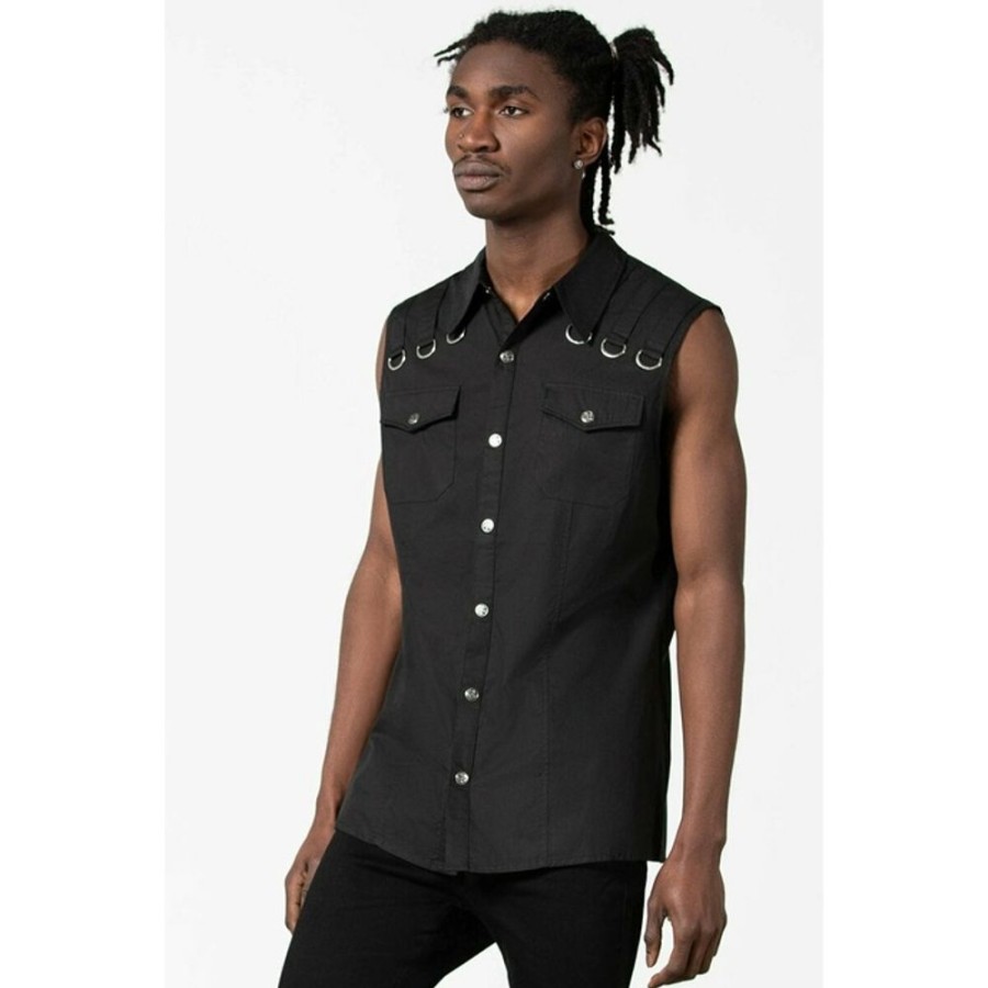 KILLSTAR Uni Weste Von Killstar - Riodan Button-Up Jacken & Mantel