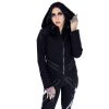 VIXXSIN Vixxsin - Damen Zip Hoodie - Demonic Intervention- Schwarz Jacken & Mantel