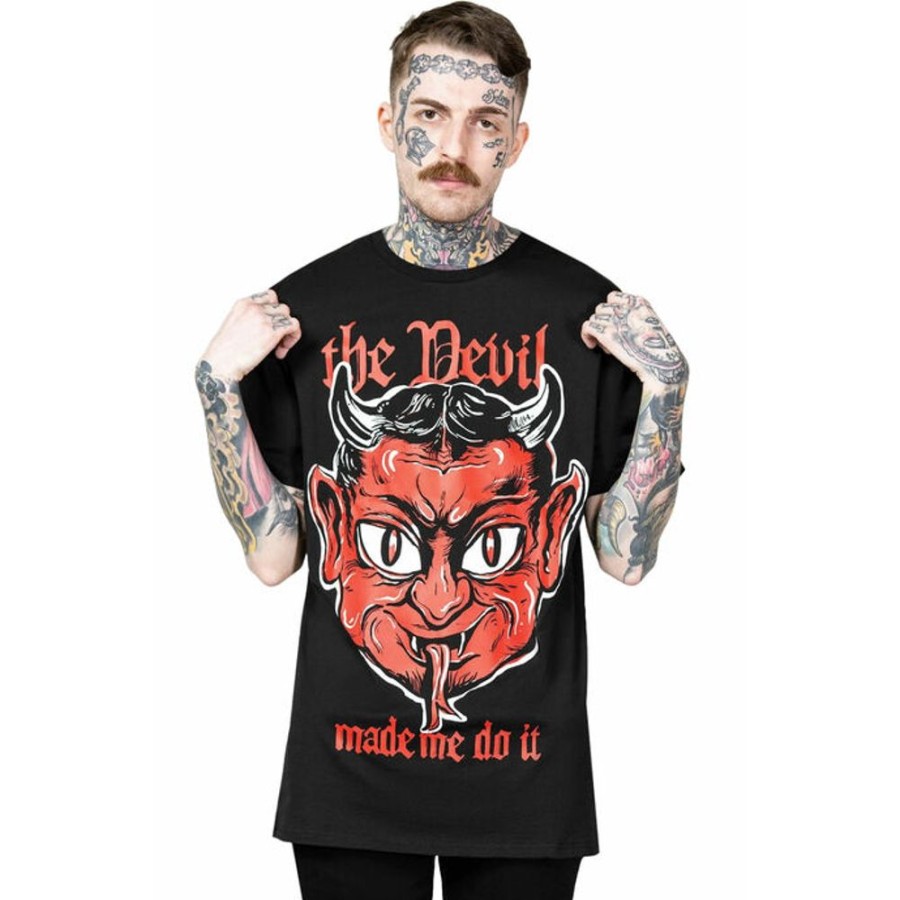 KILLSTAR Killstar - T-Shirt Uni - Devil Night - Schwarz Sonstige T-Shirts