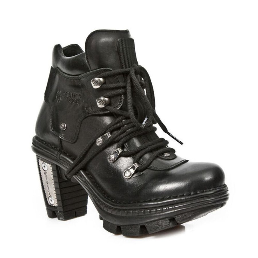 NEW ROCK Schuhe New Rock - Itali Negro - Nomada - Goma High Heels