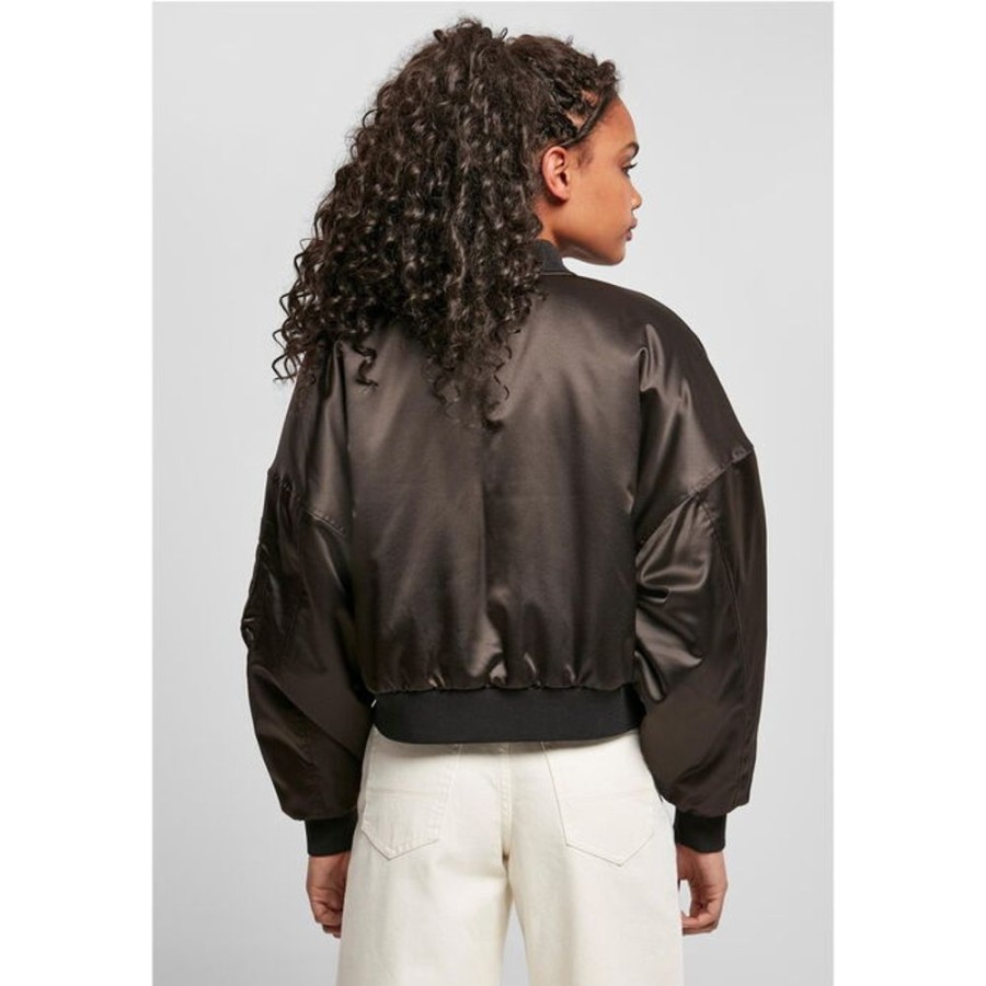 URBAN CLASSICS Damenjacke (Bomber) Urban Classics - Satin - Tb4542 Jacken & Mantel