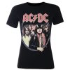 ROCK OFF Damen T-Shirt Ac/Dc - Highway To Hell Circle - Rock Off Metal T-Shirts