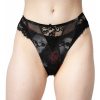 KILLSTAR Damenhu00F6Schen Killstar - Wild Rose Mesh - Schwarz Unterwasche & Bademode