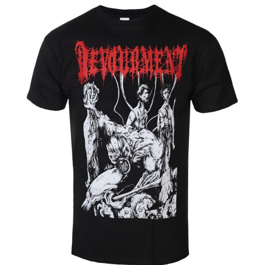 INDIEMERCH Herren T-Shirt Devourment - "Butcher The Weak" - Schwarz - Indiemerch Metal T-Shirts