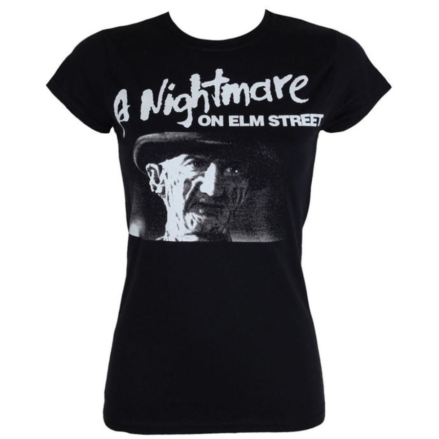 HYBRIS Damen T-Shirt Film A Nightmare Elm Street - Black - Hybris Film T-Shirts