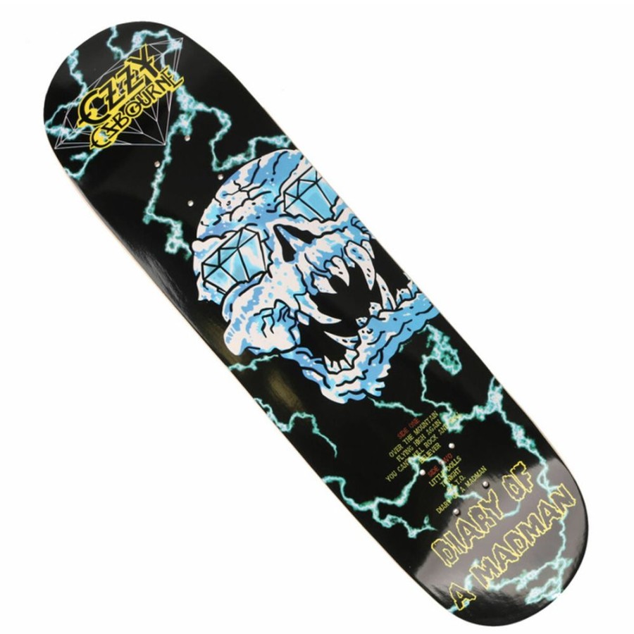 DIAMOND Skateboard - Diamond X Ozzy Osbourne - Mad Lightning - Schwarz Kleinigkeiten