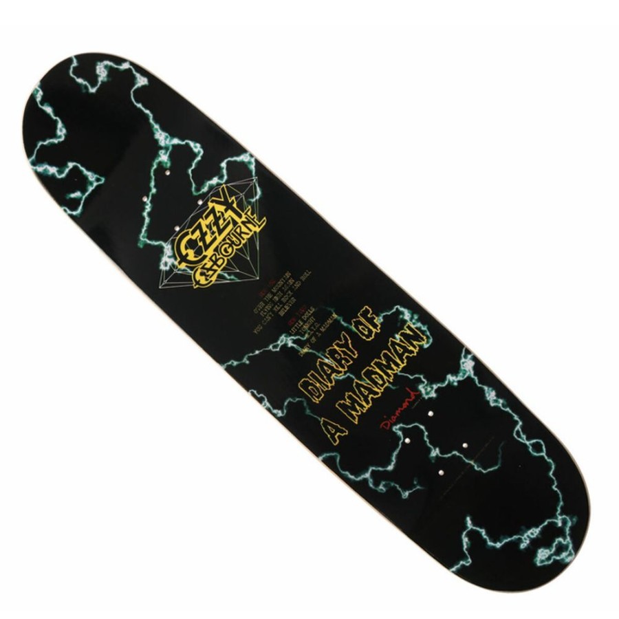 DIAMOND Skateboard - Diamond X Ozzy Osbourne - Mad Lightning - Schwarz Kleinigkeiten