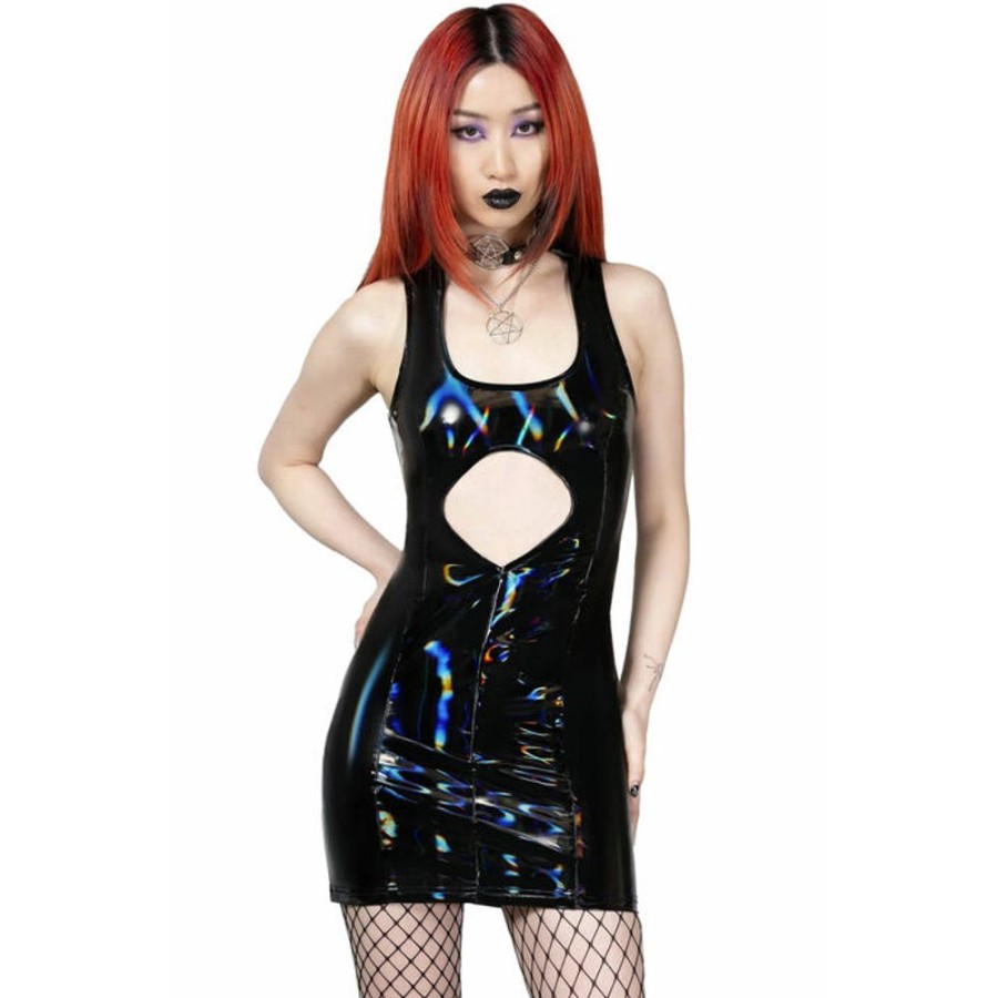 KILLSTAR Killstar - Damenkleid - Famed And Iconic - Rainbow Kleider & Rocke