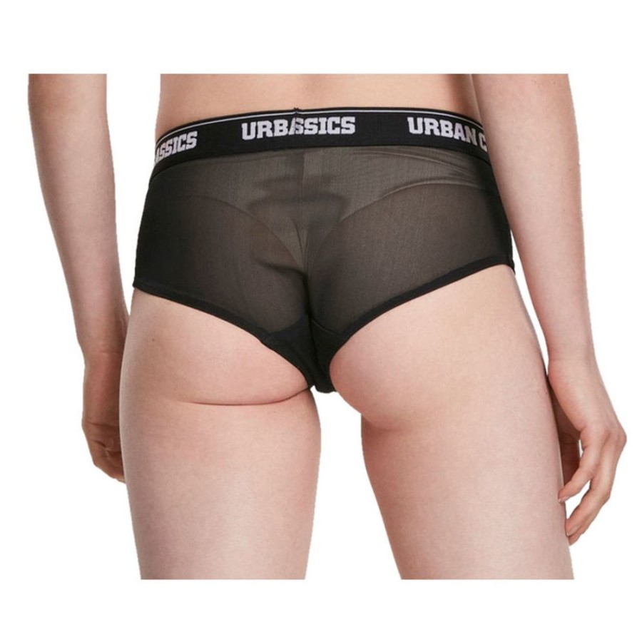 URBAN CLASSICS Damenhu00F6Schen Urban Classics - Mesh Logo Unterwasche & Bademode