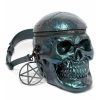 KILLSTAR Killstar- Handtaschenschu00E4Del - Grave Digger Skull - U00D6Liges Schlammgru00Fcn Handtaschen, Rucksacke, Geldborsen