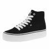 DC Dc - Damen Schuhe - Manualhi Pltfrm J Shoe Bkw - Schwarz/Weiss High Top Sneakers