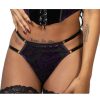 KILLSTAR Damen Slip Killstar - Fang Burnout - Schwarz Unterwasche & Bademode