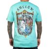 SULLEN Herren-T-Shirt Sullen - Premium - Nautical Crest - Blue Turquoise Street T-Shirts