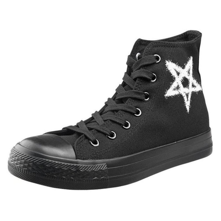 AMENOMEN Uni High Top Sneakers - Pentagram - Amenomen High Top Sneakers